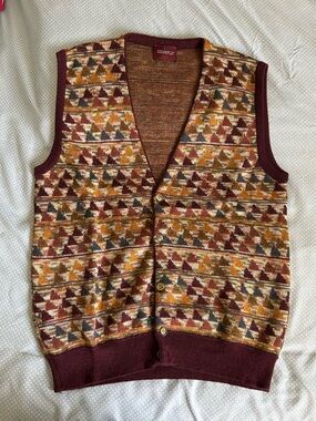 Vintage Men Knit Vest, EXAMPLE by Missoni